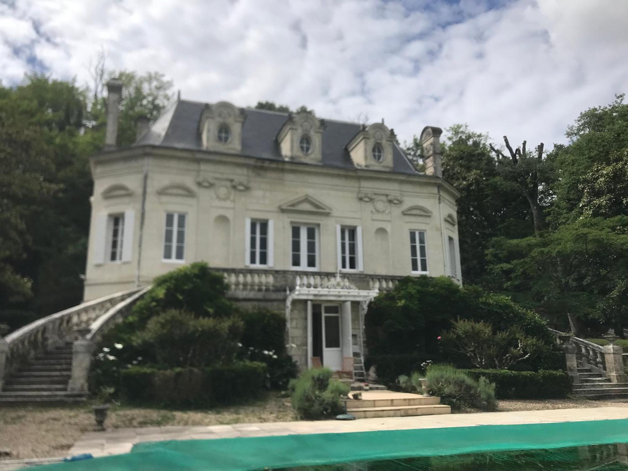 Chateau La Palue Coutras Bagian luar foto